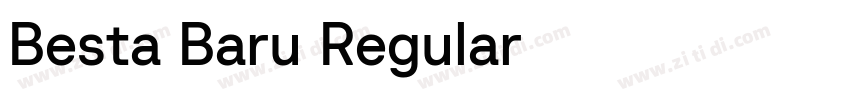 Besta Baru Regular字体转换